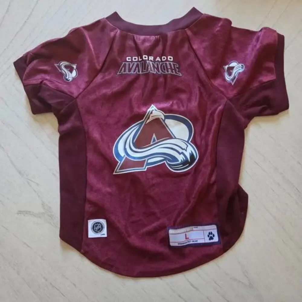 Littlearth NHL Colorado Avalanche Stretch Pet Jersey, Medium